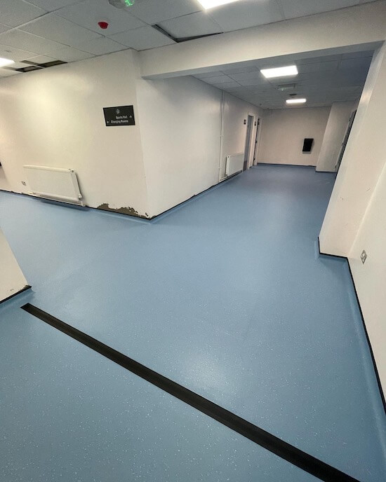 Commercial safety flooring in albrighton